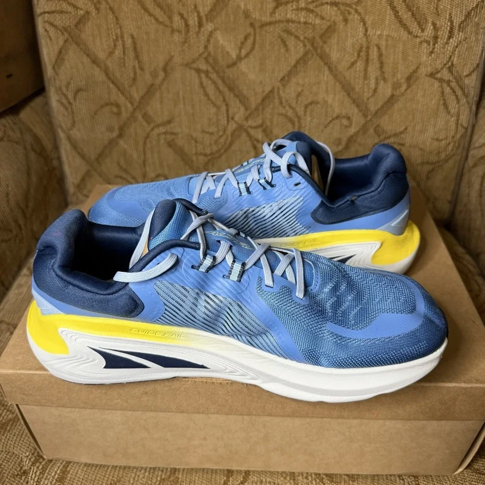Altra Paradigm 7 Blue Yellow AL0A85N7440 Women's Size 10 Wide Running Shoes